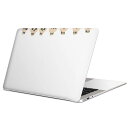 MacBook 用 スキンシール マックブック 13インチ ~ 16インチ MacBook Pro / MacBook Air 各種対応 ノートパソコン カバー ケース フィルム ステッカー アクセサリー 保護 017498 ハロウィン かわいい 骸骨 ガイコツ おばけ