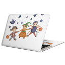 MacBook 用 スキンシール マックブック 13インチ ~ 16インチ MacBook Pro / MacBook Air 各種対応 ノートパソコン カバー ケース フィルム ステッカー アクセサリー 保護 017502 ハロウィン かわいい 子供 星 かわいい