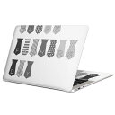 MacBook 用 スキンシール マックブック 13インチ ~ 16インチ MacBook Pro / MacBook Air 各種対応 ノートパソコン カバー ケース フィルム ステッカー アクセサリー 保護 017803 父の日 ネクタイ 父の日 文字