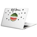 MacBook 用 スキンシール マックブック 13インチ ~ 16インチ MacBook Pro / MacBook Air 各種対応 ノートパソコン カバー ケース フィルム ステッカー アクセサリー 保護 017842 夏 スイカ 夏 summer