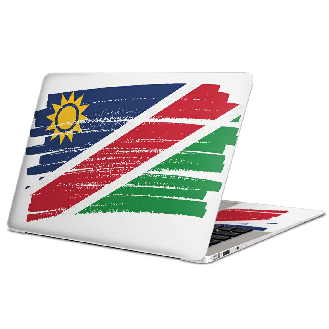 MacBook 用 スキンシール マックブック 13インチ 〜 16インチ MacBook Pro / MacBook Air 各種対応 ノートパソコン カバー ケース フィルム ステッカー アクセサリー 保護 018516 国旗 namibia ナミビア