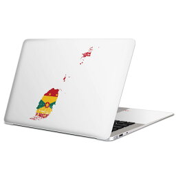 MacBook 用 スキンシール マックブック 13インチ 〜 16インチ MacBook Pro / MacBook Air 各種対応 ノートパソコン カバー ケース フィルム ステッカー アクセサリー 保護 018838 国旗 grenada グレナダ