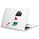 MacBook 用 スキンシール マックブック 13インチ 〜 16インチ MacBook Pro / MacBook Air 各種対応 ノートパソコン カバー ケース フィルム ステッカー アクセサリー 保護 018917 国旗 palestine パレスチナ