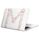 MacBook 用 スキンシール マックブック 13インチ 〜 16インチ MacBook Pro / MacBook Air 各種対応 ノートパソコン カバー ケース フィルム ステッカー アクセサリー 保護 019573 フォント 文字 m アルファベット|詳細画像