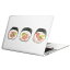 MacBook 用 スキンシール マックブック 13インチ 〜 16インチ MacBook Pro / MacBook Air 各種対応 ノートパソコン カバー ケース フィルム ステッカー アクセサリー 保護 019886 寿司 お寿司 Sushi ご飯