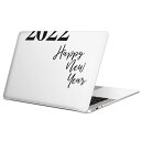 MacBook 用 スキンシール マックブック 13インチ ~ 16インチ MacBook Pro / MacBook Air 各種対応 ノートパソコン カバー ケース フィルム ステッカー アクセサリー 保護 019993 お正月 お正月 文字 英字
