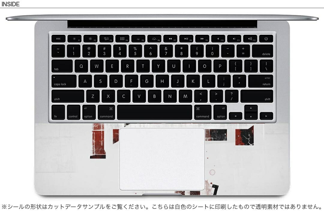 MacBook 用 スキンシール マックブック 13インチ 〜 16インチ MacBook Pro / MacBook Air 各種対応 ノートパソコン カバー ケース フィルム ステッカー アクセサリー 保護 014969 イラスト　英字