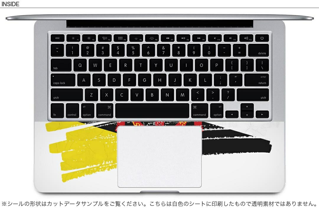 MacBook 用 スキンシール マックブック 13インチ 〜 16インチ MacBook Pro / MacBook Air 各種対応 ノートパソコン カバー ケース フィルム ステッカー アクセサリー 保護 018406 国旗 brunei ブルネイ