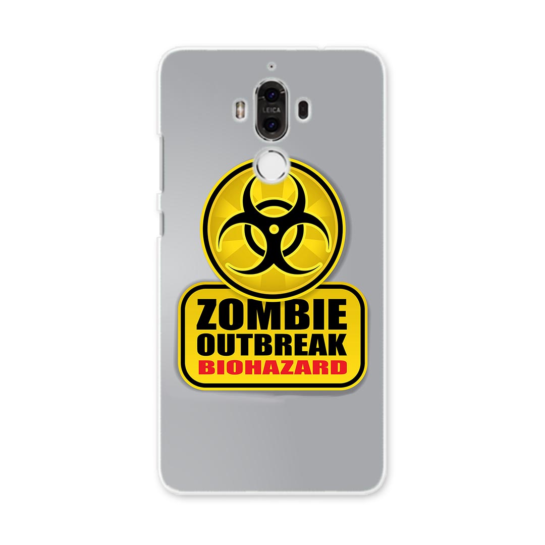 HUAWEI Mate 9 ファーウェイ mate9 simfree SIMフリー スマホ カバー ケース スマホケース スマホカバー PC ハードケース 標識 ゾンビ バイオハザード ユニーク 001180