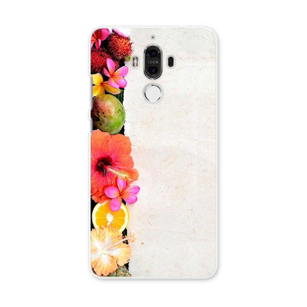 乐天商城 - HUAWEI Mate 9 ファーウェイ mate9 simfree SIMフリー スマホ カバー ケース スマホケース スマホカバー PC ハードケース ハイビスカス　南国 フラワー 写真・風景 001637