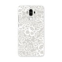 HUAWEI Mate 9 ファーウェイ mate9 simfree SIMフリー スマホ カバー ケース スマホケース スマホカバー PC ハードケース 花 ガーリー 白 その他 004578(2)