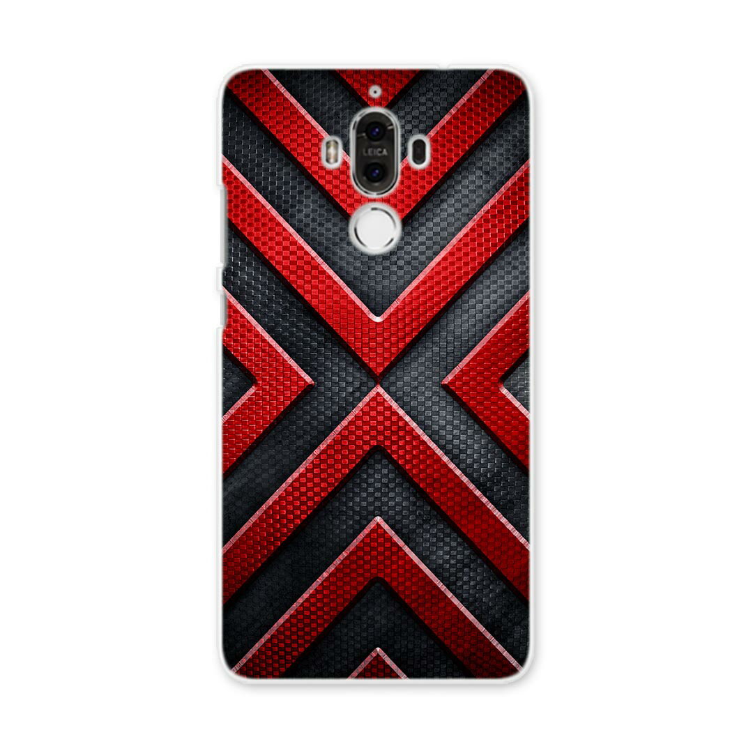 Rakuten - HUAWEI Mate 9 ファーウェイ mate9 simfree SIMフリー スマホ カバー ケース スマホケース スマホカバー PC ハードケース かっこいい　黒　バツ 013285