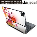 マジックキーボード 用 スキンシール 11インチ 13インチ iPad Pro11(M4) iPad Pro13(M4)用 2024年発売 第5世代 Magic Keyboard 対応 前面 背面 保護シール 人気 紅葉 秋 001303