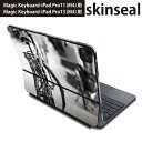 マジックキーボード 用 スキンシール 11インチ 13インチ iPad Pro11(M4) iPad Pro13(M4)用 2024年発売 第5世代 Magic Keyboard 対応 前面 背面 保護シール 人気 自転車 写真 モノクロ 022977