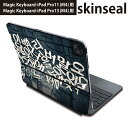 マジックキーボード 用 スキンシール 11インチ 13インチ iPad Pro11(M4) iPad Pro13(M4)用 2024年発売 第5世代 Magic Keyboard 対応 前面 背面 保護シール 人気 ハングル 文字 韓国 023483(2)