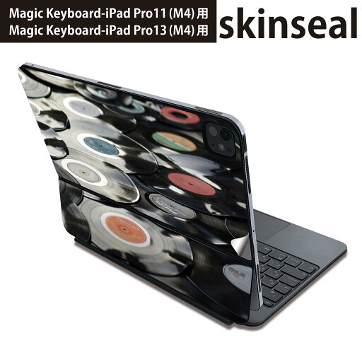 マジックキーボード 用 スキンシール 11インチ 13インチ iPad Pro11(M4) iPad Pro13(M4)用 2024年発売 第5世代 Magic Keyboard 対応 前面 背面 保護シール 人気 レコード 音楽 023940 マジックキーボード 用 スキンシール 11インチ 13インチ iPad Pro11(M4) iPad Pro13(M4)用 2024年発売 第5世代 Magic Keyboard 対応 前面 背面 保護シール 人気 レコード 音楽 023940