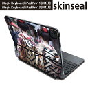 マジックキーボード 用 スキンシール 11インチ 13インチ iPad Pro11(M4) iPad Pro13(M4)用 2024年発売 第5世代 Magic Keyboard 対応 前面 背面 保護シール 人気 女性 着物 舞妓 日本 和 025792