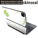 マジックキーボード 用 スキンシール 11インチ 13インチ iPad Pro11(M4) iPad Pro13(M4)用 2024年発売 第5世代 Magic Keyboard 対応 前面 背面 保護シール 人気 クローバー ハート 005483