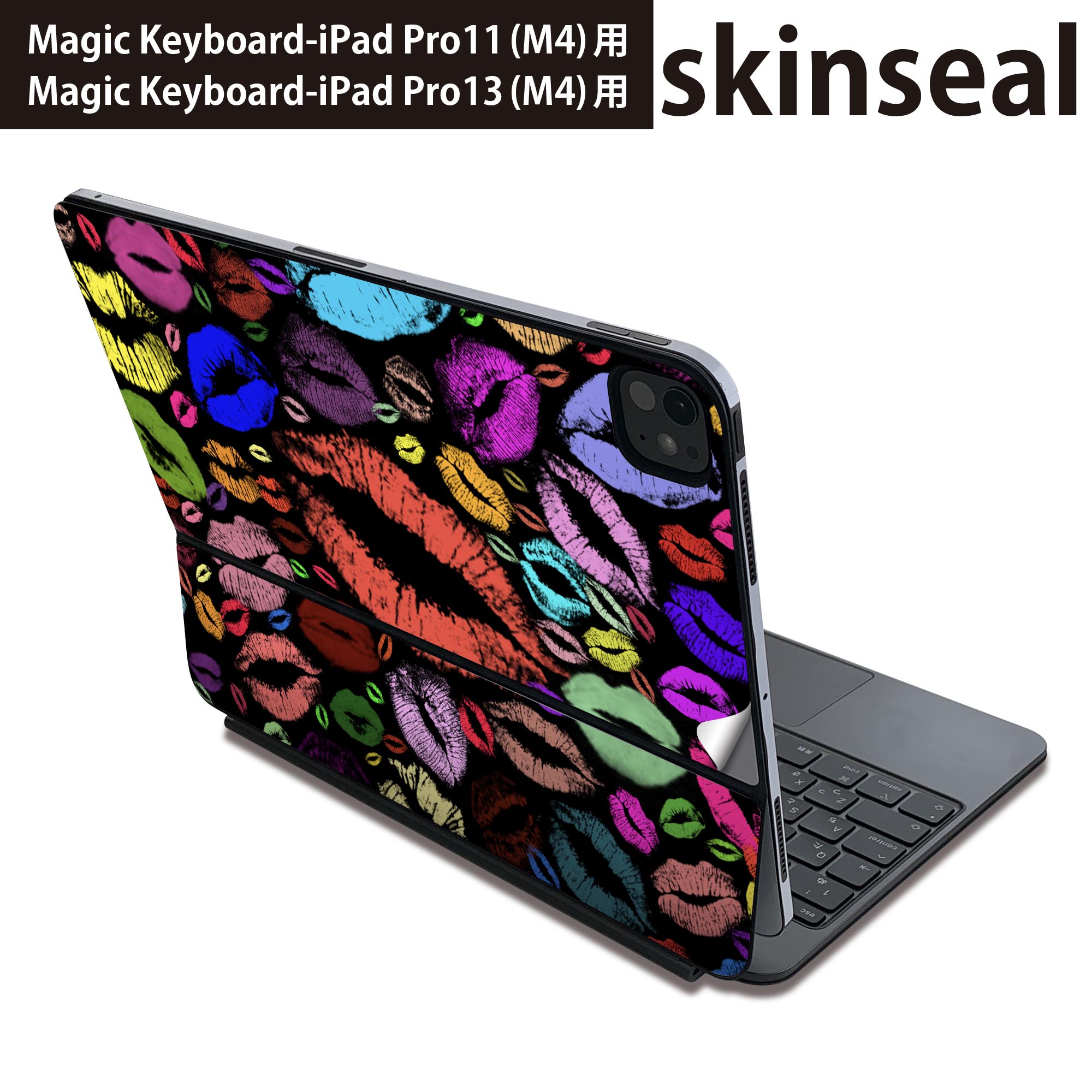 商品特徴・貼るだけでおしゃれに簡単着せ替え、Magic Keyboard 全面デザインスキンシール！・高精細プリントで写真と遜色がない仕上がり！・ちょっとしたすり傷から端末を保護！・「裸で持つ派」の人にはもちろん、お手持ちのクリアケース付けてもOK！・エアフリー素材で気泡の心配も軽減！・貼り直しOK！位置調整も安心！注意事項画像はサンプルです。ご覧の環境によっては多少色味に違いを感じる場合がございます。 イメージと違った、モニターと色味が異なるという理由での交換や返金はご対応出来かねます。端末本体やクリアケースは付属しません。貼付時のずれやカメラ周りの凹凸を考慮してカメラ穴等は少し大きめにカットしています。貼付の際はカメラ穴を基準に位置を合わせてください。カメラ付近の何もないように見える場所に穴が開いていますが、こちらは近接・明るさ感知センサー用の穴です。端末本体に直接貼ることを想定しています。保護フィルムなどの上から貼ると上手く貼れない可能性があります初回貼付時の位置調整や貼り直しは可能ですが、しっかり接着させた後の貼り直しは保証しておりません。こちらは無地のシートにプリントした商品で、デコなどの加工はございません。 凹凸や光沢があるように見えたり布地や金属を素材にしたように見える商品もありますが、図版によるものです。印刷カメラ穴の位置にわずかなズレが生じる場合がございます。ご注文後に1点1点制作する受注生産品のため、不良品以外のご返品や交換は固くお断り致します。 機種間違いも保証対象外となりますため、ご注文の際は必ず機種をご確認下さい。発送について完全受注生産のハンドメイド商品となりますので、既製品と比べて発送までお時間を頂いています。 基本的に決済確認後、2?3営業日、最大で10営業日での発送となります。繁忙期や休業日明けの場合はさらに時間がかかる場合があります。 その際には別途メールにてご連絡致します。メール便の場合、発送日から到着までに2?4日ほどかかる場合が多く、紛失などの保障もご対応できかねます。あらかじめご了承下さい。