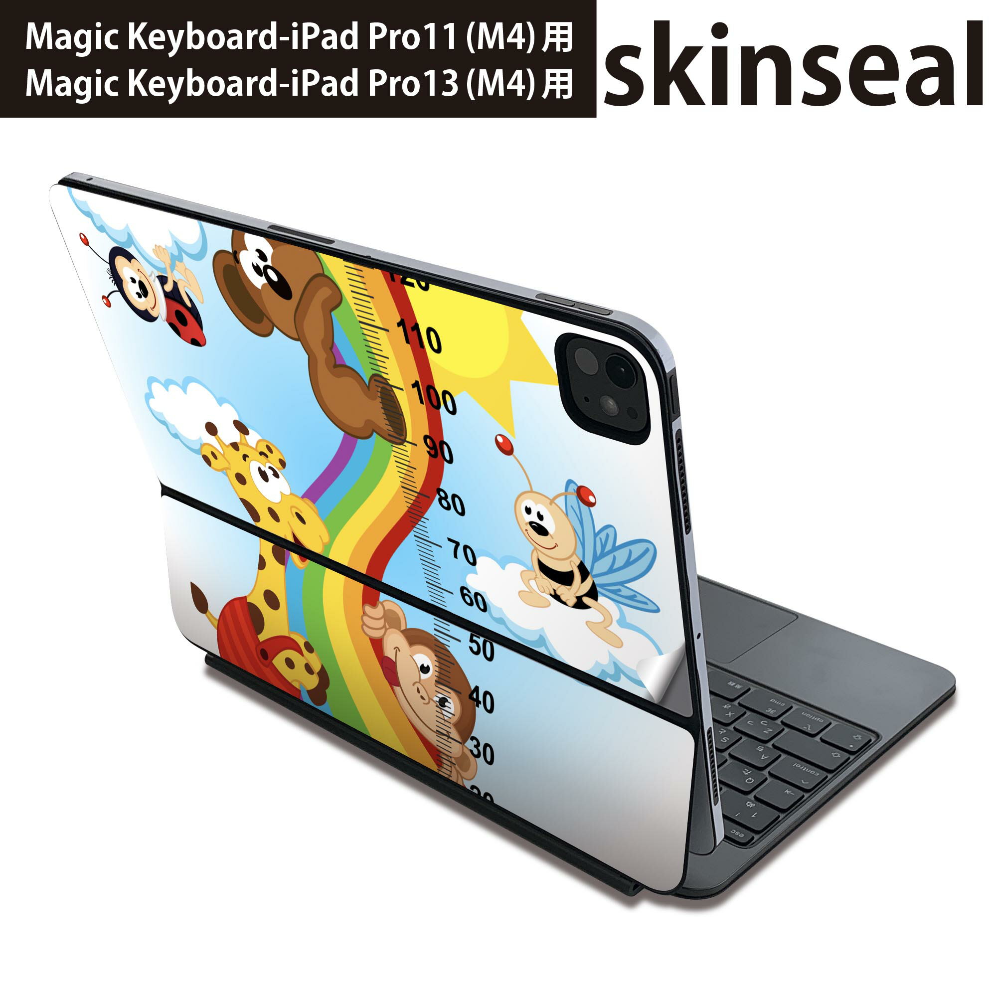 商品特徴・貼るだけでおしゃれに簡単着せ替え、Magic Keyboard 全面デザインスキンシール！・高精細プリントで写真と遜色がない仕上がり！・ちょっとしたすり傷から端末を保護！・「裸で持つ派」の人にはもちろん、お手持ちのクリアケース付けてもOK！・エアフリー素材で気泡の心配も軽減！・貼り直しOK！位置調整も安心！注意事項画像はサンプルです。ご覧の環境によっては多少色味に違いを感じる場合がございます。 イメージと違った、モニターと色味が異なるという理由での交換や返金はご対応出来かねます。端末本体やクリアケースは付属しません。貼付時のずれやカメラ周りの凹凸を考慮してカメラ穴等は少し大きめにカットしています。貼付の際はカメラ穴を基準に位置を合わせてください。カメラ付近の何もないように見える場所に穴が開いていますが、こちらは近接・明るさ感知センサー用の穴です。端末本体に直接貼ることを想定しています。保護フィルムなどの上から貼ると上手く貼れない可能性があります初回貼付時の位置調整や貼り直しは可能ですが、しっかり接着させた後の貼り直しは保証しておりません。こちらは無地のシートにプリントした商品で、デコなどの加工はございません。 凹凸や光沢があるように見えたり布地や金属を素材にしたように見える商品もありますが、図版によるものです。印刷カメラ穴の位置にわずかなズレが生じる場合がございます。ご注文後に1点1点制作する受注生産品のため、不良品以外のご返品や交換は固くお断り致します。 機種間違いも保証対象外となりますため、ご注文の際は必ず機種をご確認下さい。発送について完全受注生産のハンドメイド商品となりますので、既製品と比べて発送までお時間を頂いています。 基本的に決済確認後、2?3営業日、最大で10営業日での発送となります。繁忙期や休業日明けの場合はさらに時間がかかる場合があります。 その際には別途メールにてご連絡致します。メール便の場合、発送日から到着までに2?4日ほどかかる場合が多く、紛失などの保障もご対応できかねます。あらかじめご了承下さい。