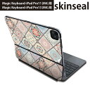 マジックキーボード 用 スキンシール 11インチ 13インチ iPad Pro11(M4) iPad Pro13(M4)用 2024年発売 第5世代 Magic Keyboard 対応 前面 背面 保護シール 人気 柄 丸 ハート 012173(2)