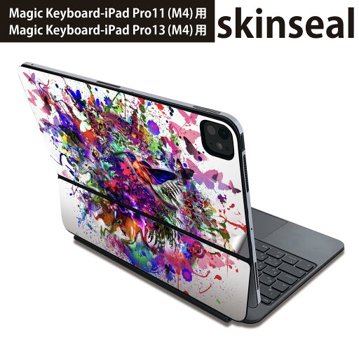 マジックキーボード 用 スキンシール 11インチ 13インチ iPad Pro11(M4) iPad Pro13(M4)用 2024年発売 第5世代 Magic Keyboard 対応 前面 背面 保護シール 人気 ペイント カラフル 鳥 012273 マジックキーボード 用 スキンシール 11インチ 13インチ iPad Pro11(M4) iPad Pro13(M4)用 2024年発売 第5世代 Magic Keyboard 対応 前面 背面 保護シール 人気 ペイント カラフル 鳥 012273
