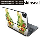 マジックキーボード 用 スキンシール 11インチ 13インチ iPad Pro11(M4) iPad Pro13(M4)用 2024年発売 第5世代 Magic Keyboard 対応 前面 背面 保護シール 人気 お正月 門松 椿 013570