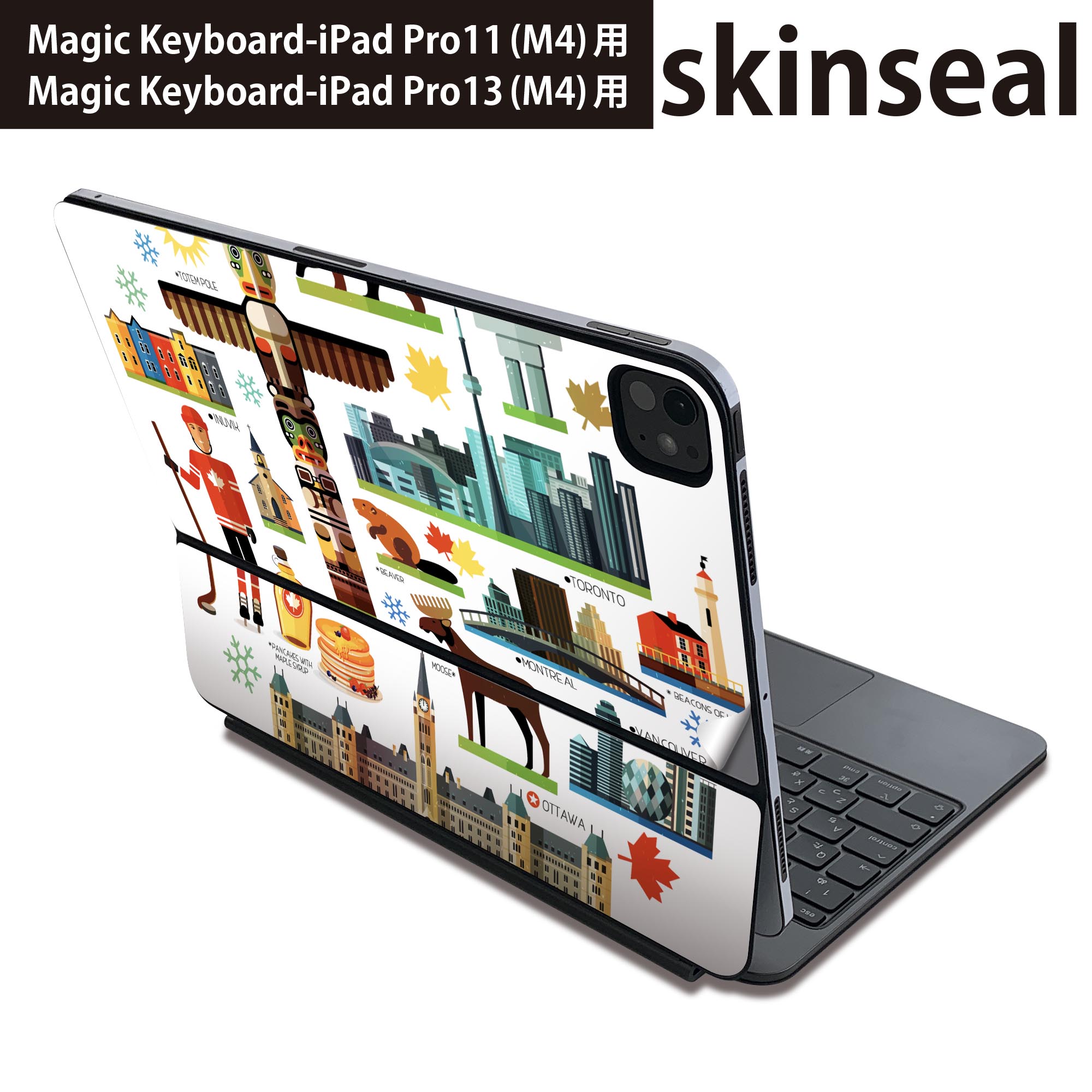 商品特徴・貼るだけでおしゃれに簡単着せ替え、Magic Keyboard 全面デザインスキンシール！・高精細プリントで写真と遜色がない仕上がり！・ちょっとしたすり傷から端末を保護！・「裸で持つ派」の人にはもちろん、お手持ちのクリアケース付けてもOK！・エアフリー素材で気泡の心配も軽減！・貼り直しOK！位置調整も安心！注意事項画像はサンプルです。ご覧の環境によっては多少色味に違いを感じる場合がございます。 イメージと違った、モニターと色味が異なるという理由での交換や返金はご対応出来かねます。端末本体やクリアケースは付属しません。貼付時のずれやカメラ周りの凹凸を考慮してカメラ穴等は少し大きめにカットしています。貼付の際はカメラ穴を基準に位置を合わせてください。カメラ付近の何もないように見える場所に穴が開いていますが、こちらは近接・明るさ感知センサー用の穴です。端末本体に直接貼ることを想定しています。保護フィルムなどの上から貼ると上手く貼れない可能性があります初回貼付時の位置調整や貼り直しは可能ですが、しっかり接着させた後の貼り直しは保証しておりません。こちらは無地のシートにプリントした商品で、デコなどの加工はございません。 凹凸や光沢があるように見えたり布地や金属を素材にしたように見える商品もありますが、図版によるものです。印刷カメラ穴の位置にわずかなズレが生じる場合がございます。ご注文後に1点1点制作する受注生産品のため、不良品以外のご返品や交換は固くお断り致します。 機種間違いも保証対象外となりますため、ご注文の際は必ず機種をご確認下さい。発送について完全受注生産のハンドメイド商品となりますので、既製品と比べて発送までお時間を頂いています。 基本的に決済確認後、2?3営業日、最大で10営業日での発送となります。繁忙期や休業日明けの場合はさらに時間がかかる場合があります。 その際には別途メールにてご連絡致します。メール便の場合、発送日から到着までに2?4日ほどかかる場合が多く、紛失などの保障もご対応できかねます。あらかじめご了承下さい。