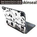 マジックキーボード 用 スキンシール 11インチ 13インチ iPad Pro11(M4) iPad Pro13(M4)用 2024年発売 第5世代 Magic Keyboard 対応 前面 背面 保護シール 人気 プロレス マスク キャラクター 014134