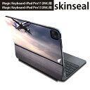 マジックキーボード 用 スキンシール 11インチ 13インチ iPad Pro11(M4) iPad Pro13(M4)用 2024年発売 第5世代 Magic Keyboard 対応 前面 背面 保護シール 人気 飛行機 空 風景 016197(2)
