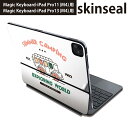マジックキーボード 用 スキンシール 11インチ 13インチ iPad Pro11(M4) iPad Pro13(M4)用 2024年発売 第5世代 Magic Keyboard 対応 前面 背面 保護シール 人気 車 キャンプ 英語 016247