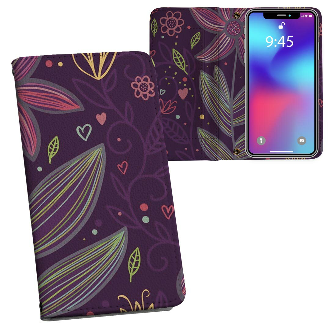 商品特徴・シームレスな両面フルデザイン、開いた時も内側のデザインが楽しめます・素材には高品質の人工革を貼った、しっかり厚みのあるタイプ・内側にはスマホを装着するケースが付属・機種専用のカメラホール仕様でケースを装着したままの撮影が可能・ワンセグや動画の視聴に便利な横置きスタンド機能・ICカードなどを2枚まで収納できるカードスロット＆ポケット付き・マグネットフリップで開け閉めカンタン注意事項商品画像はサンプルイメージですので、ご覧の環境によっては多少色味に違いを感じる場合がございます。イメージと違った、モニターと色味が異なるという理由での交換や返金はご対応出来かねます。カバーのみの販売で本体は付属しません。ケース装着のまま充電可能ですが、卓上ホルダでの充電は仕様上対象外となります。また、充電ケーブルの差し込み口の位置によっては外側カバーを開く必要があります。こちらは無地のレザーにデザインをプリントした商品で、デコなどの加工はございません。凹凸や光沢があるように見えたり布地や金属を素材にしたように見える商品もありますが、デザインの図版によるものです。撮影時にカバーが映り込む恐れがあるため、カメラ用の穴は若干大きめに開けています。カメラ穴の位置にわずかなズレが生じる場合がございます。また印刷時に微妙な画像のズレが生じる場合がございます。製作後、すぐに梱包・発送していますため、インク独特の匂いが残る場合があります。こちらは自然と薄まりますが、気になる方は風通しの良い場所で数日保管してください。ご注文後に1点1点制作する受注生産品のため、不良品以外のご返品や交換は固くお断り致します。機種の選択間違いも保証対象外となりますため、ご注文の際は必ず機種をご確認下さい。発送について完全受注生産のハンドメイド商品となりますので、既製品と比べて発送までお時間を頂いています。 基本的に決済確認後、通常で3営業日程度、最大で10営業日程度での発送となります。繁忙期や休業日明けの場合はさらに時間がかかる場合があります。 その際には別途メールにてご連絡致します。メール便の場合、発送日から到着までに2−4日ほどかかる場合が多く、紛失などの保障もご対応できかねます。あらかじめご了承下さい。