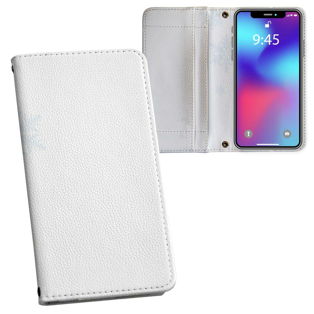 701SH AQUOS R Compact ソフトバンク softbank 両面プリント 裏表 内側 内面 スマホ カバー レザー ケース 手帳タイプ フリップ ダイアリー 二つ折り 革 フルデザイン 001468 雪　冬のサムネイル