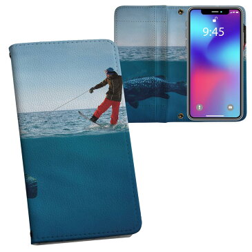 SCV41 Galaxy S10 ギャラクシー エステン au エーユー scv41 両面プリント 裏表 内側 内面 スマホ カバー レザー ケース 手帳タイプ フリップ ダイアリー 二つ折り 革 フルデザイン 003544 海 写真 サーフィン