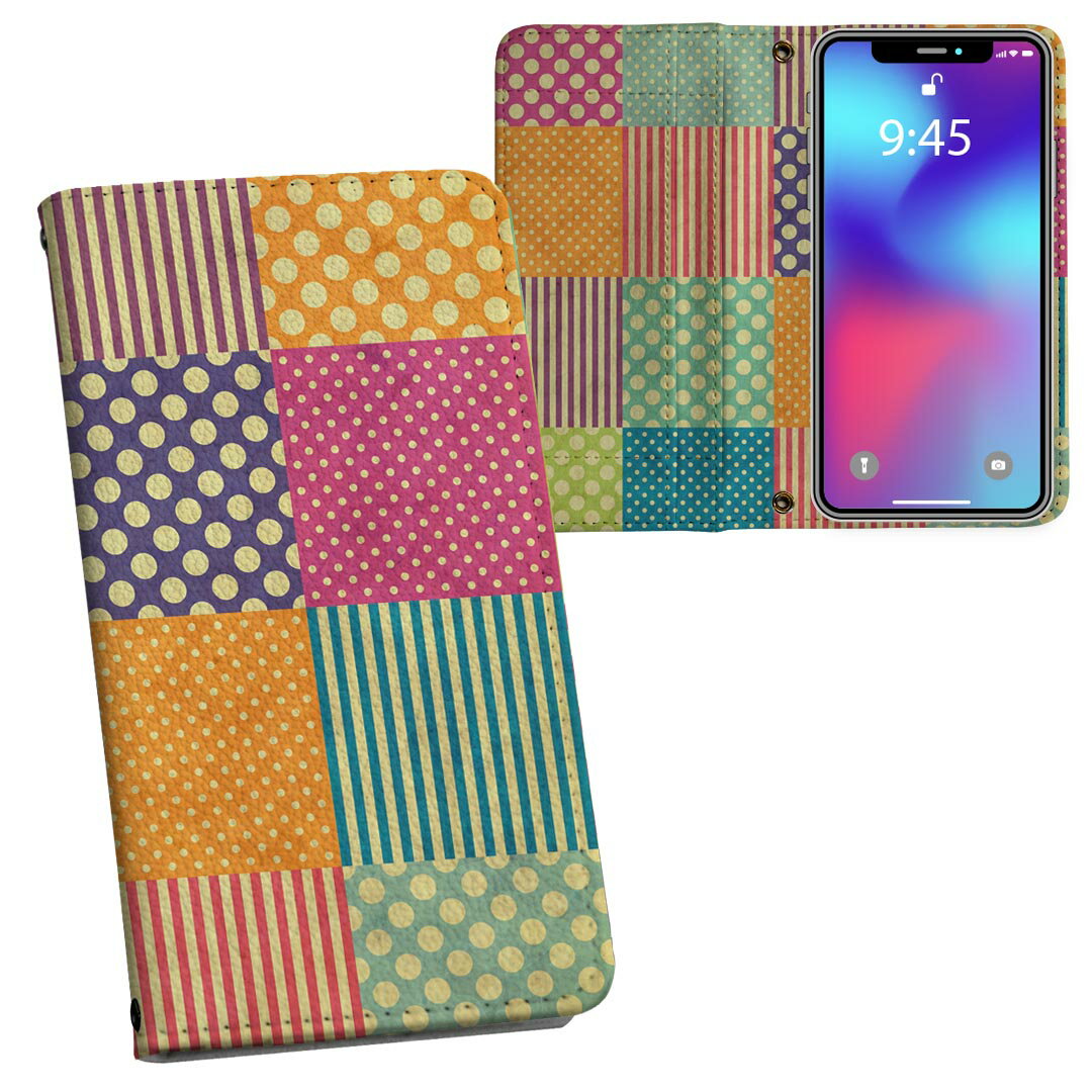 商品特徴・シームレスな両面フルデザイン、開いた時も内側のデザインが楽しめます・素材には高品質の人工革を貼った、しっかり厚みのあるタイプ・内側にはスマホを装着するケースが付属・機種専用のカメラホール仕様でケースを装着したままの撮影が可能・ワン...