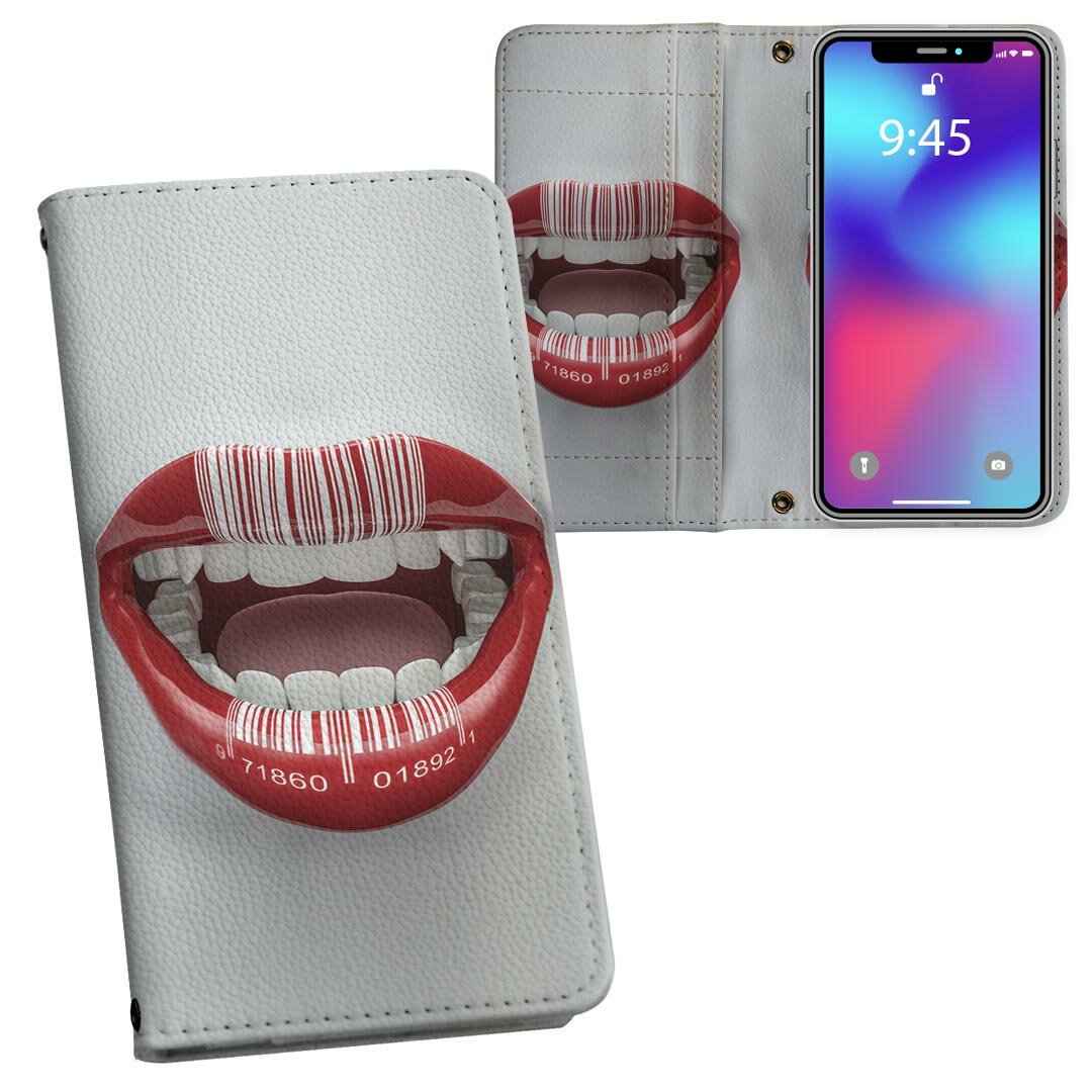 商品特徴・シームレスな両面フルデザイン、開いた時も内側のデザインが楽しめます・素材には高品質の人工革を貼った、しっかり厚みのあるタイプ・内側にはスマホを装着するケースが付属・機種専用のカメラホール仕様でケースを装着したままの撮影が可能・ワン...