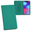 iPhone11 Pro Max 6.5インチ 専用 iphone11pronax アイフォン softbank docomo au 両面プリント 裏表 内側 内面 スマホ カバー レザー ケース 手帳タイプ フリップ ダイアリー 二つ折り 革 フルデザイン 008982 その他 シンプル 無地 緑(2)