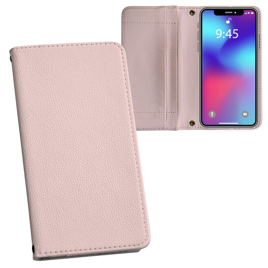 iPhone11 Pro Max 6.5インチ 専用 iphone11pronax アイフォン softbank docomo au 両面プリント 裏表 内側 内面 スマホ カバー レザー ケース 手帳タイプ フリップ ダイアリー 二つ折り 革 フルデザイン 008987 その他 シンプル　無地　ピンク