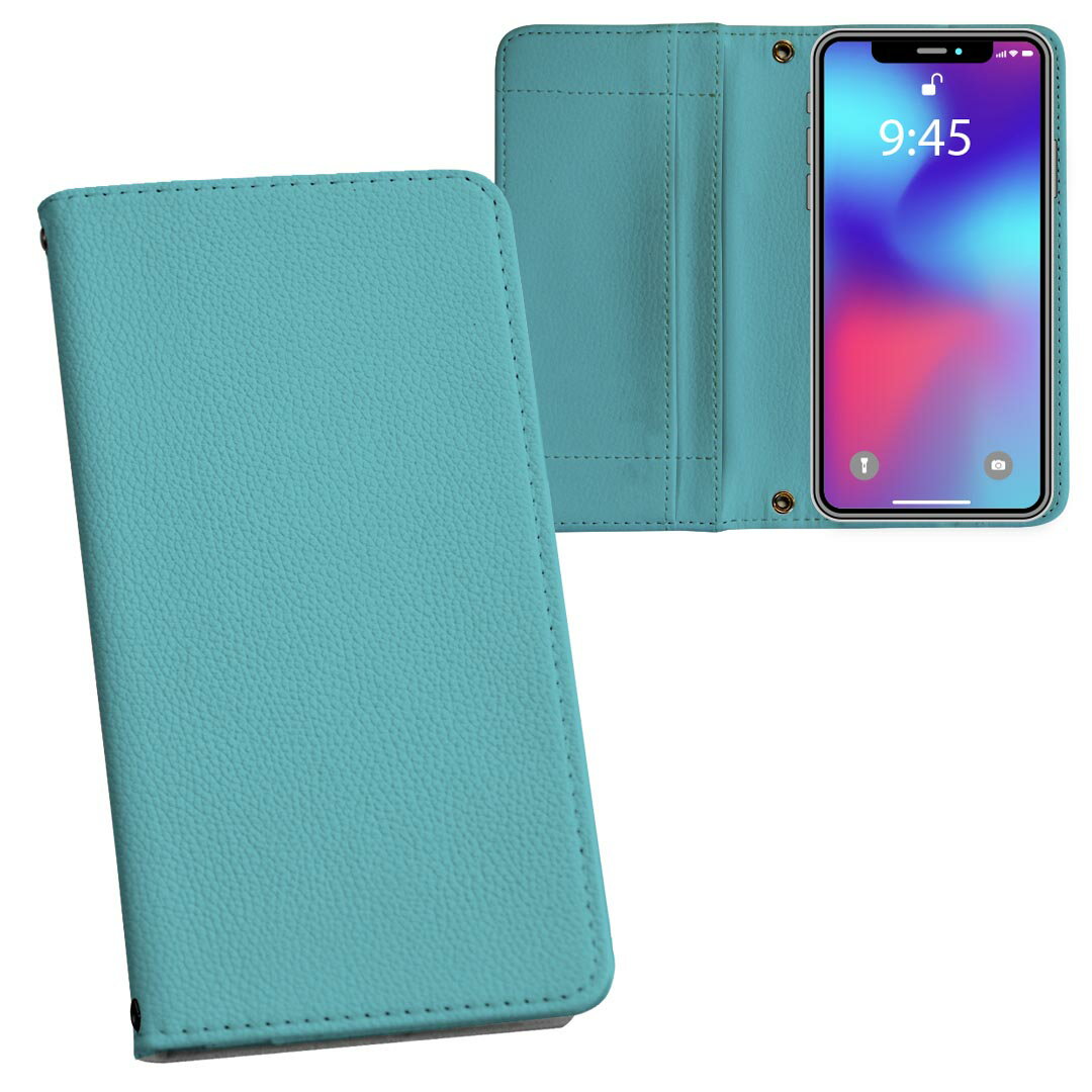 SCV46 Galaxy A20 ギャラクシー エートゥエンティ scv46 au エーユー 両面プリント 裏表 内側 内面 スマホ カバー レザー ケース 手帳タイプ フリップ ダイアリー 二つ折り 革 フルデザイン 009006 シンプル　無地　青