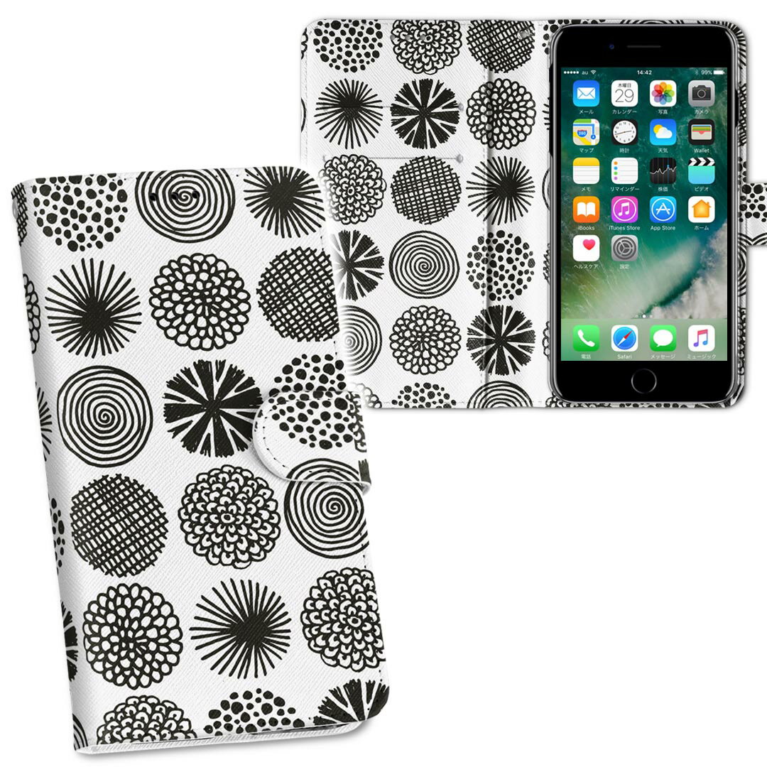 iPhone11 Pro Max 6.5インチ 専用 iphone11pronax アイフォン softbank docomo au 両面プリント 裏表 内側 内面 スマホ カバー レザー ケース 手帳タイプ フリップ ダイアリー 二つ折り 革 フルデザイン 011215 花　フラワー　白　黒