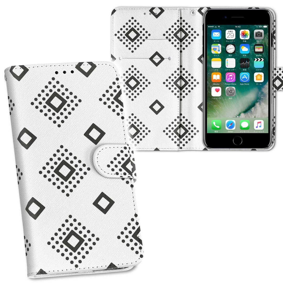 Pixel 3XL Google pixel3xl グーグル ピクセル3XL simfree SIMフリー 手帳型 両面プリント 裏表 内側 内面 スマホ カバー レザー ケース 手帳タイプ フリップ ダイアリー 二つ折り 革 フルデザイン 012019 モノトーン　模様　四角