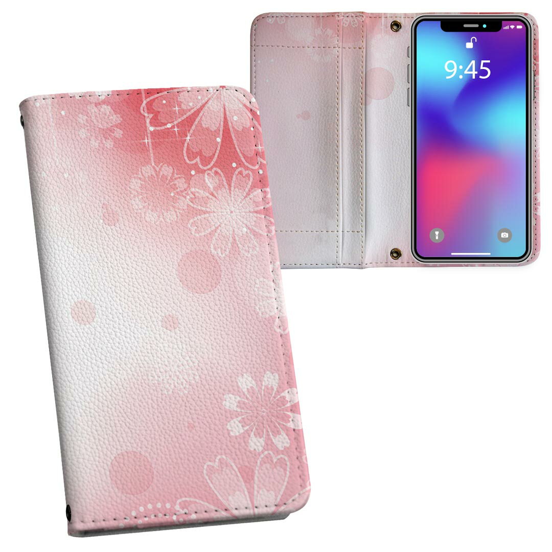 商品特徴・シームレスな両面フルデザイン、開いた時も内側のデザインが楽しめます・素材には高品質の人工革を貼った、しっかり厚みのあるタイプ・内側にはスマホを装着するケースが付属・機種専用のカメラホール仕様でケースを装着したままの撮影が可能・ワン...