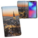 Xperia 10 II 用 手帳型 内側プリント ケース カバー SO-41A / SOV43 共通対応 ケース カバー 手帳型 so41a マグネット式 ピタッと閉まる レザーケース カード収納 ポケット 022969 都市 風景 写真(2)