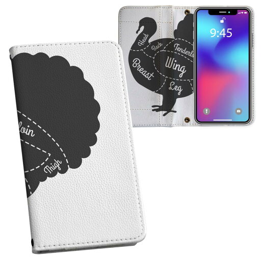 AQUOS R6 SH-51B 用 内側プリント ケース カバー sh51b 対応 ケース カバー 手帳型 マグネット式 ピタッと閉まる レザーケース カード収納 ポケット 031914 七面鳥 肉 部位 AQUOS R6 SH-51B 用 内側プリント ケース カバー sh51b 対応 ケース カバー 手帳型 マグネット式 ピタッと閉まる レザーケース カード収納 ポケット 031914 七面鳥 肉 部位