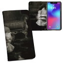 SH-01M AQUOS zero2 アクオス ゼロツー sh01m docomo ドコモ 両面プリント 裏表 内側 内面 スマホ カバー レザー ケース 手帳タイプ フリップ ダイアリー 二つ折り 革 フルデザイン 006593 写真 人物 モノクロ(2)