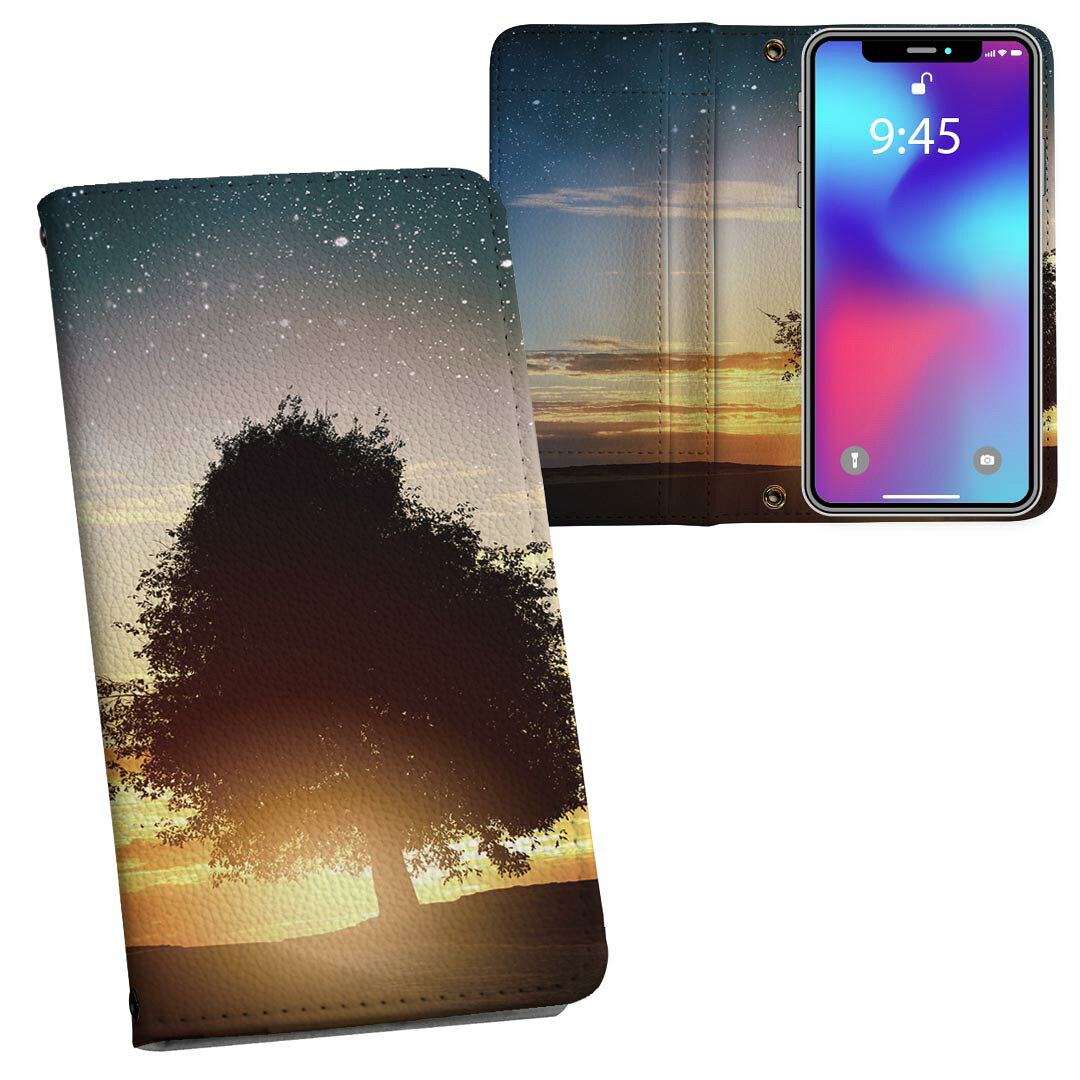 商品特徴・シームレスな両面フルデザイン、開いた時も内側のデザインが楽しめます・素材には高品質の人工革を貼った、しっかり厚みのあるタイプ・内側にはスマホを装着するケースが付属・機種専用のカメラホール仕様でケースを装着したままの撮影が可能・ワン...