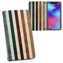Galaxy S20 5G SC-51A 用 内側プリント ケース カバー sc51a 対応 ケース カバー 手帳型 マグネット式 ピタッと閉まる レザーケース カード収納 ポケット 008433 ストライプ レトロ 赤 青 模様(2)