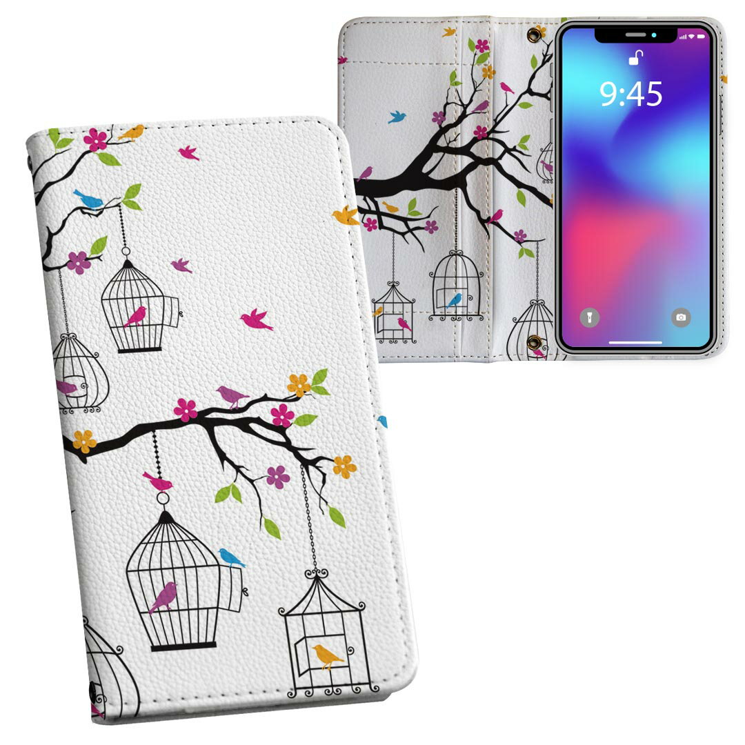 商品特徴・シームレスな両面フルデザイン、開いた時も内側のデザインが楽しめます・素材には高品質の人工革を貼った、しっかり厚みのあるタイプ・内側にはスマホを装着するケースが付属・機種専用のカメラホール仕様でケースを装着したままの撮影が可能・ワン...