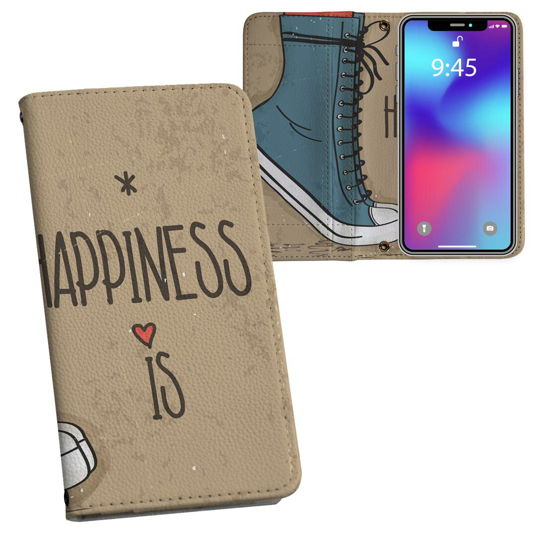 AQUOS wish3 SH-53D A302SH SH-M25 用 内側プリント ケース カバー sh53d 対応 ケース カバー 手帳型 マグネット式 ピタッと閉まる レザーケース カード収納 ポケット 010856 靴　おしゃれ　ファッションのサムネイル