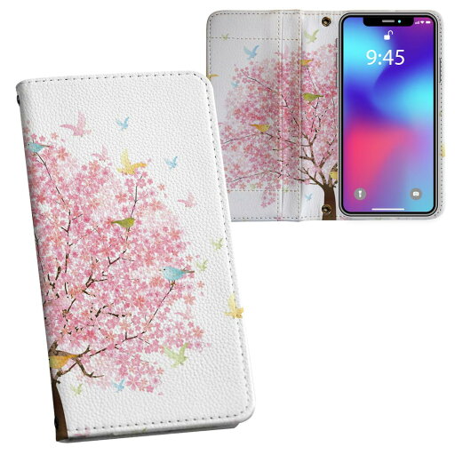 AQUOS Sense4 SH-41A SH-RM15 SH-M15 A003SH 用 内側プリント sh41a 対応カバー 手帳型 マグネット式 ピタッと閉まる レザーケース カード収納 ポケット 012897 桜 花 春 春 AQUOS Sense4 SH-41A SH-RM15 SH-M15 A003SH 用 内側プリント sh41a 対応カバー 手帳型 マグネット式 ピタッと閉まる レザーケース カード収納 ポケット 012897 桜 花 春 春